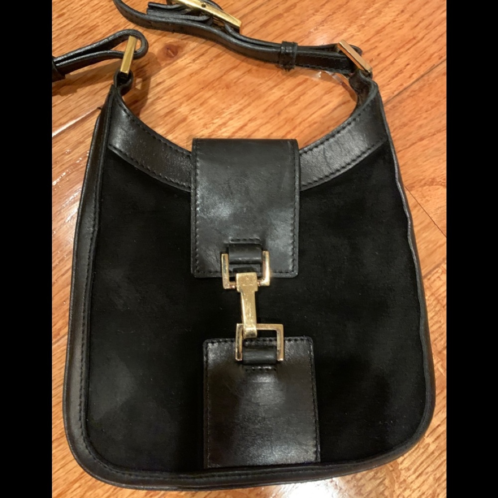 Gucci Leather and Suede Mini Bag - Vintage